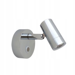 LED wall lamp 12v 24v for indoor reading camper trailer chrome