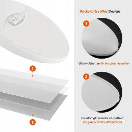 LED ceiling lamp 12v camper camping on off