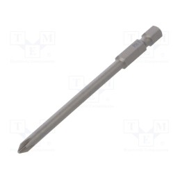 1 pcs x WIHA - 4126 - Screwdriver bit, Phillips, PH1, Overall len: 90mm, PROFESSIONAL