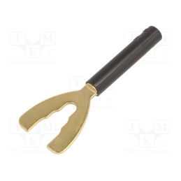 1 pcs x STu00c4UBLI - 23.5065-21 - Plug, fork terminals, banana 4mm socket,fork terminal, 32A