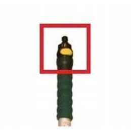 Brush holder for washing a camper and a Haba trailer