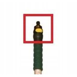 Brush holder for washing a camper and a Haba trailer