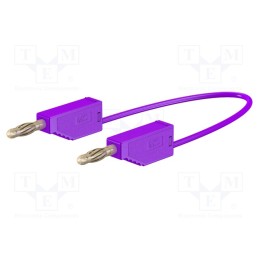 1 pcs x STu00c4UBLI - 28.0073-02526 - Test lead, 60VDC, 30VAC, 32A, banana plug 4mm,both sides, violet