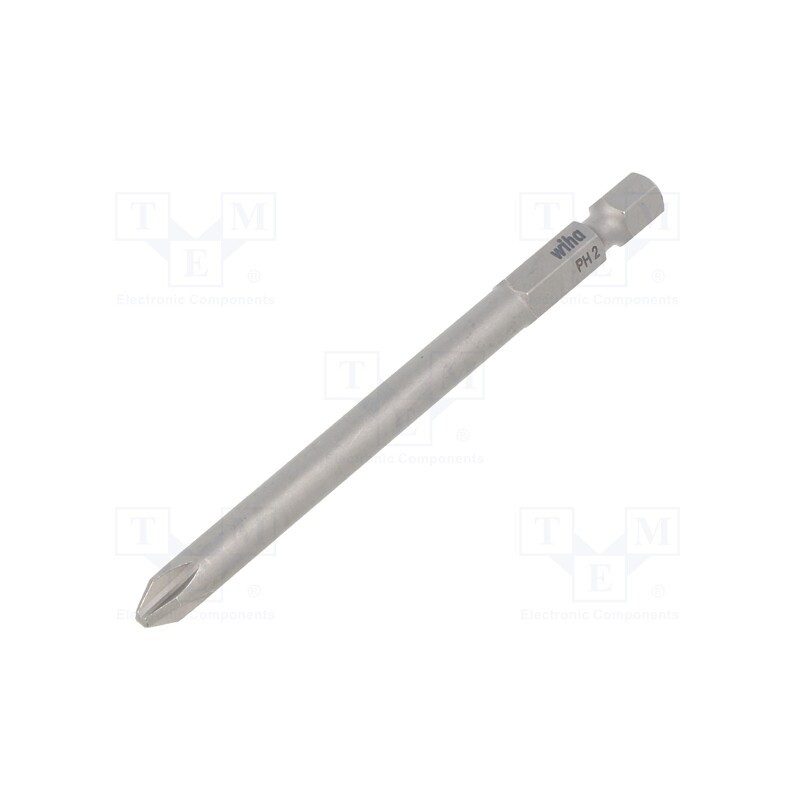 1 pcs x WIHA - 4009 - Screwdriver bit, Phillips, PH2, Overall len: 90mm, PROFESSIONAL