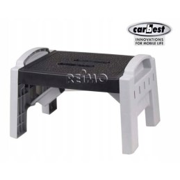 Folding entry step for the carbest trailer