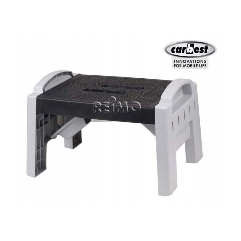 Folding entry step for the carbest trailer