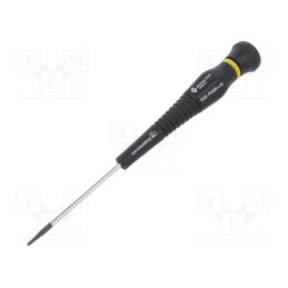 1 pcs x BERNSTEIN - 4-621 - Screwdriver, Phillips, precision, PH000, ESD, Blade length: 60mm
