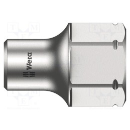 1 pcs x WERA - 5003690001 - Socket, 6-angles,socket spanner, HEX 10mm, 1/4', 18mm