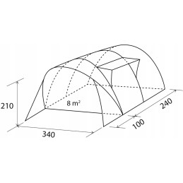 Brunner Albatros drive away tent for vans 180-220 cm