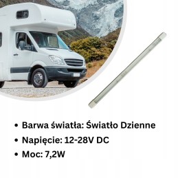 LED ceiling lamp 12v 24v with on off switch for a boat camper