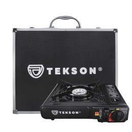 Tourist stove, gas burner with cartridge, in an aluminum case