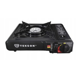 Tourist stove, gas burner with cartridge, in an aluminum case