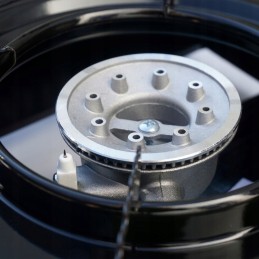 Tourist stove, gas burner with cartridge, in an aluminum case