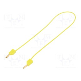 1 pcs x STu00c4UBLI - 28.0055-05024 - Test lead, 19A, banana plug 4mm,both sides, Urated: 60V, Len: 0.5m