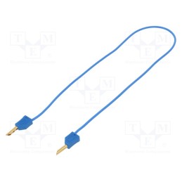 1 pcs x STu00c4UBLI - 28.0055-05023 - Test lead, 19A, banana plug 4mm,both sides, Urated: 60V, Len: 0.5m