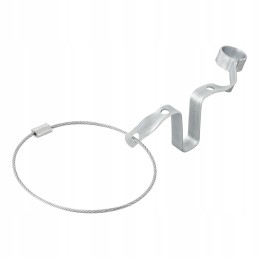 Trailer drawbar support with cable and proplus handle