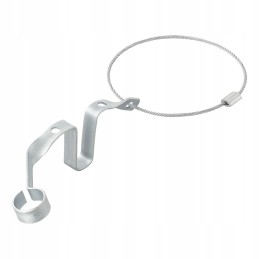 Trailer drawbar support with cable and proplus handle