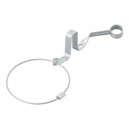 Trailer drawbar support with cable and proplus handle