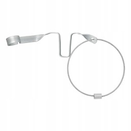 Trailer drawbar support with cable and proplus handle