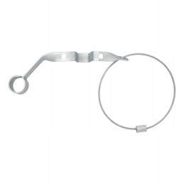 Trailer drawbar support with cable and proplus handle