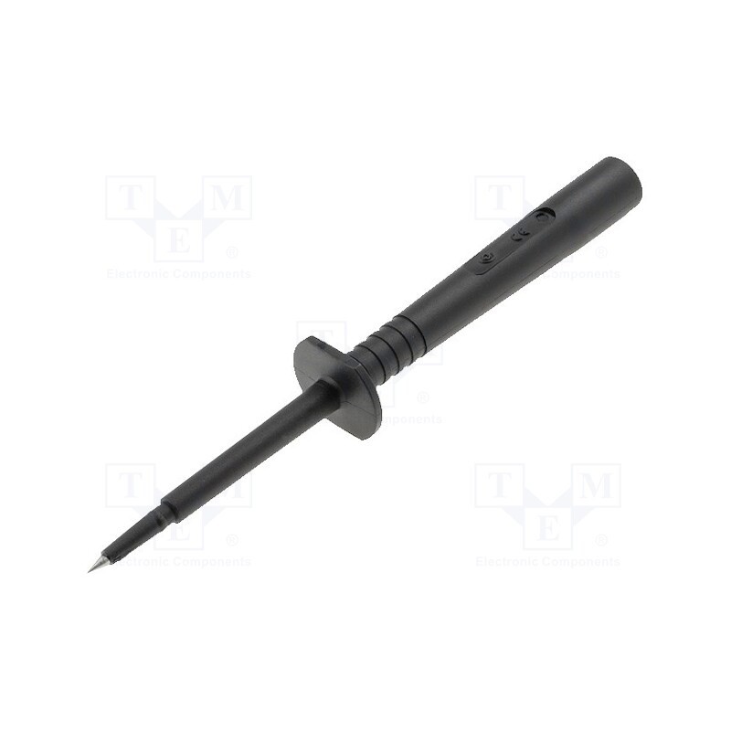 1 pcs x ELECTRO-PJP - 402-IEC-SW - Probe tip, 16A, black, Tip diameter: 4mm, Socket size: 4mm