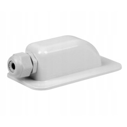Single white solar roof adapter