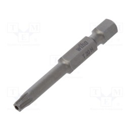 1 pcs x WIHA - 20220 - Screwdriver bit, Torx® with protection, T20H, Overall len: 50mm