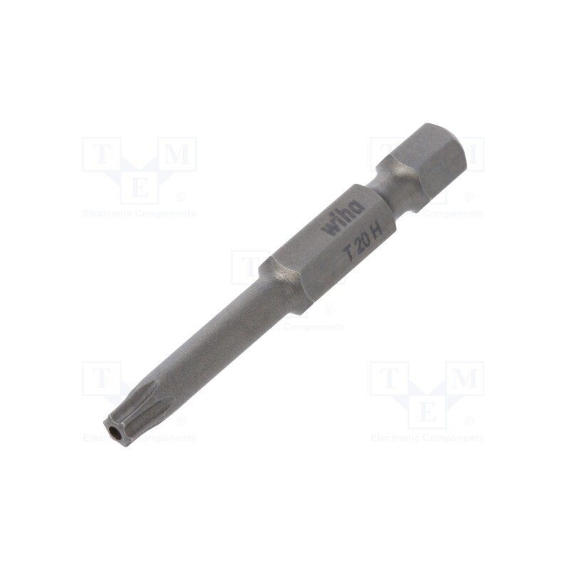 1 pcs x WIHA - 20220 - Screwdriver bit, Torx® with protection, T20H, Overall len: 50mm