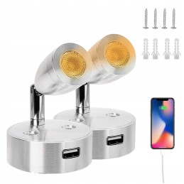 Ceiling lamp 12v 24v for camper trailer cabin