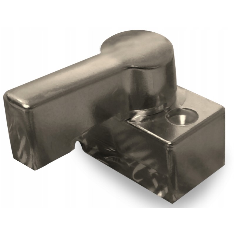 Cabinet door lock, camper lock, chrome, 16 mm