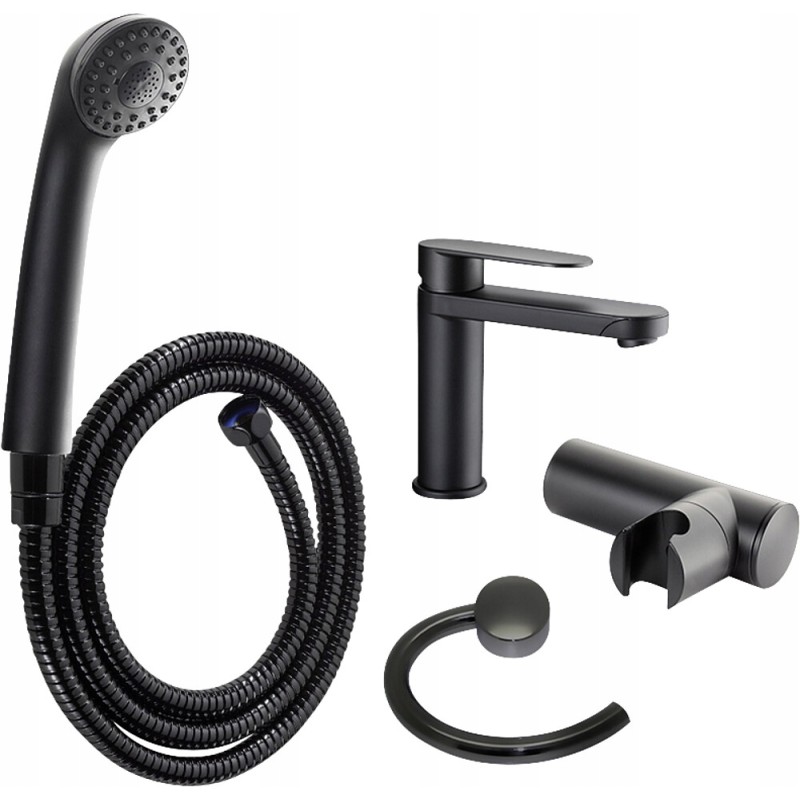 Reich Linnea K camper van black faucet with shower