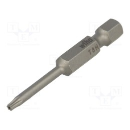 1 pcs x WIHA - 21047 - Screwdriver bit, Torx® with protection, T8H, Overall len: 50mm