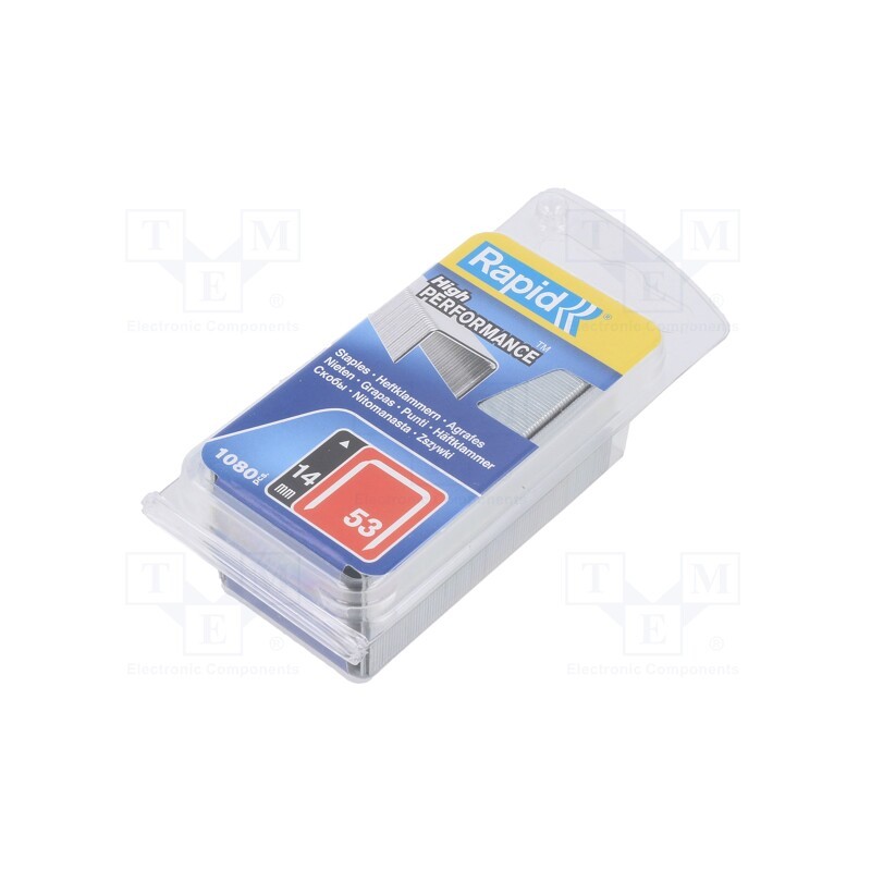 1 pcg x RAPID - 40109506 - Staples, 14mm, 1080pcs, TYP 53, RAP-E100
