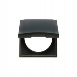 Berker single frame with anthracite flap