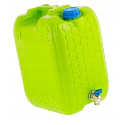 Water container with metal short valve 20 l t7f48