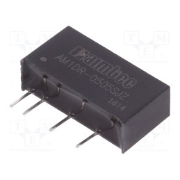1 pcs x AIMTEC - AM1DR-0505SJZ - Converter: DC/DC, 1W, Uin: 4.75÷5.25V, Uout: 5VDC, Iout: 200mA, SIP7