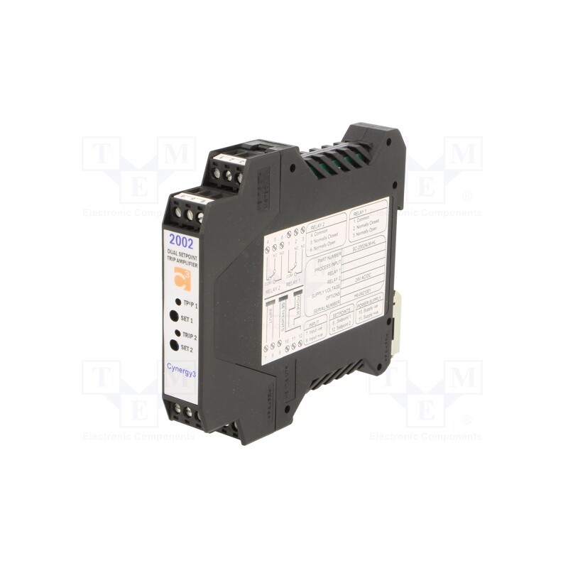 1 pcs x SENSATA / CYNERGY3 - SC2002ALM-HL - Converter: trip amplifier, for DIN rail mounting, 24VDC, 0÷55°C
