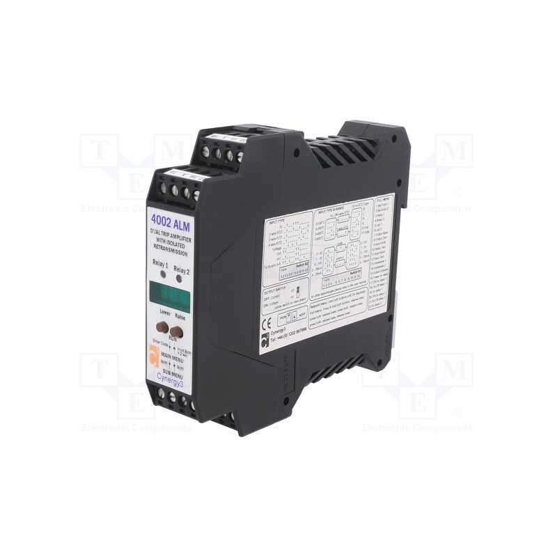 1 pcs x SENSATA / CYNERGY3 - SC4002ALM-6 - Converter: trip amplifier, for DIN rail mounting, 16÷30VDC