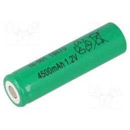 1 pcs x JJJ - J-18670 - Re-battery: Ni-MH, 4/3A,4/3R23, 1.2V, 4500mAh, Ø18x67mm