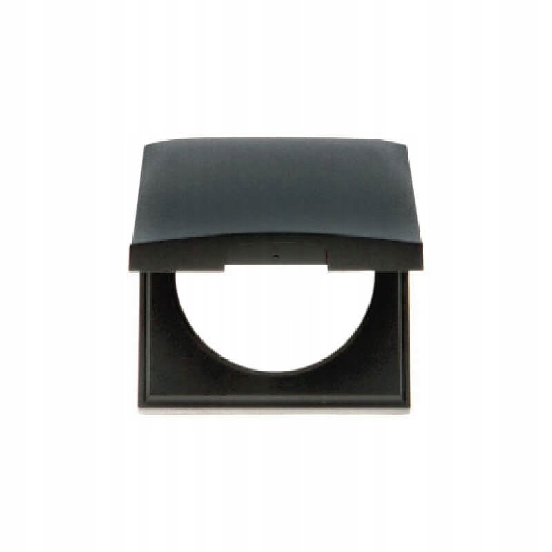 Single frame with Berker flap for a camper