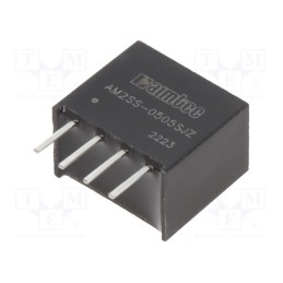 1 pcs x AIMTEC - AM2SS-0505SJZ - Converter: DC/DC, 2W, Uin: 4.5÷5.5V, Uout: 5VDC, Iout: 400mA, SIP4