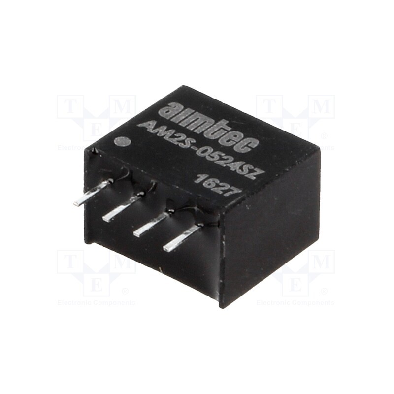 1 pcs x AIMTEC - AM2S-0524SZ - Converter: DC/DC, 2W, Uin: 4.5÷5.5V, Uout: 24VDC, Iout: 80mA, SIP4