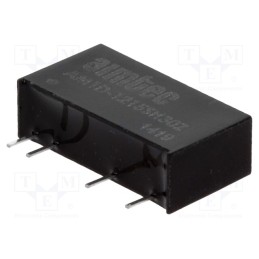 1 pcs x AIMTEC - AM1D-1215SH30Z - Converter: DC/DC, 1W, Uin: 10.8÷13.2V, Uout: 15VDC, Iout: 70mA, SIP7