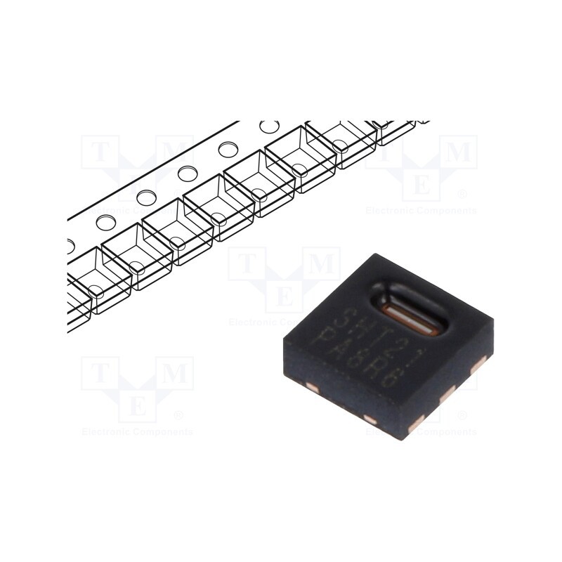 1 pcs x SENSIRION - 1-100711-01 - Sensor: temperature and humidity, 0÷100%RH, -40÷125°C, DFN6, SHT