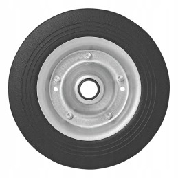 Trailer support wheel wheel rubber 200x50mm