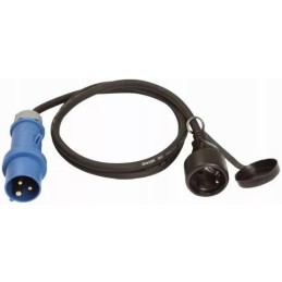 Power connection cee straight male vechline adapter 1 5 m 230 v