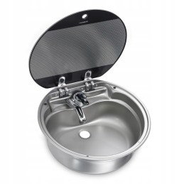 Camping sink with glass cover, Dometic