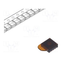 1 pcs x SENSIRION - 1-101458-01 - Sensor: temperature and humidity, 0÷100%RH, -40÷125°C, DFN8, SHT