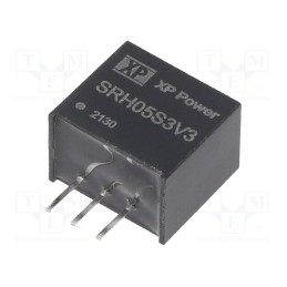 1 pcs x XP POWER - SRH05S3V3 - Converter: DC/DC, Uin: 9÷72V, Uout: 3.3VDC, Iout: 500mA, SIP3, 800kHz