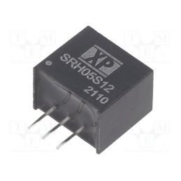 1 pcs x XP POWER - SRH05S12 - Converter: DC/DC, Uin: 17÷72V, Uout: 12VDC, Iout: 500mA, SIP3, 800kHz